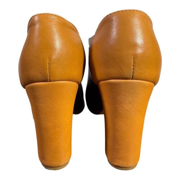 Julia Bo Leather Oxford Heel Women size 38 US 7.5-8 - Picture 3 of 6